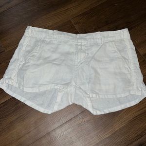 Size 8 Joie white shorts